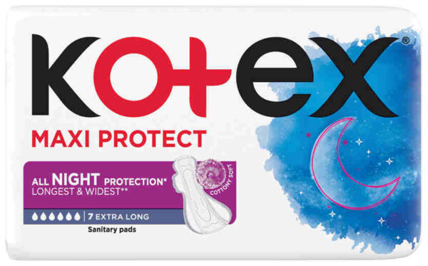 KOTEX MAXI LONG/EX PADS 9/7S