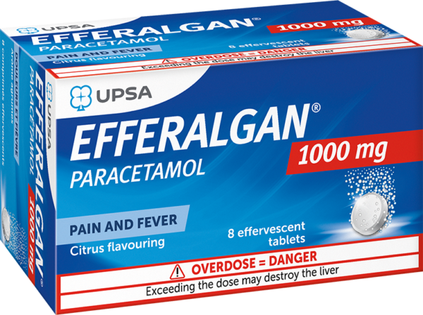 EFFERALGAN EFFERVESCENT 1GM TABS 8*S
