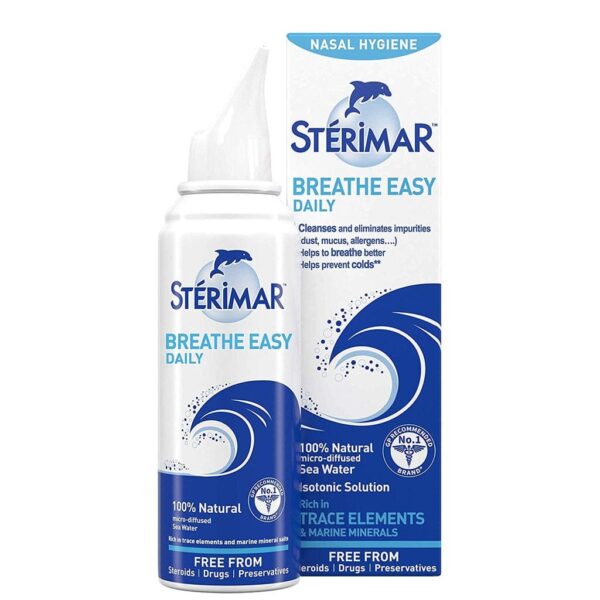 STERIMAR BREATHE EASY ISOTONIC NASAL SPRAY 100ML
