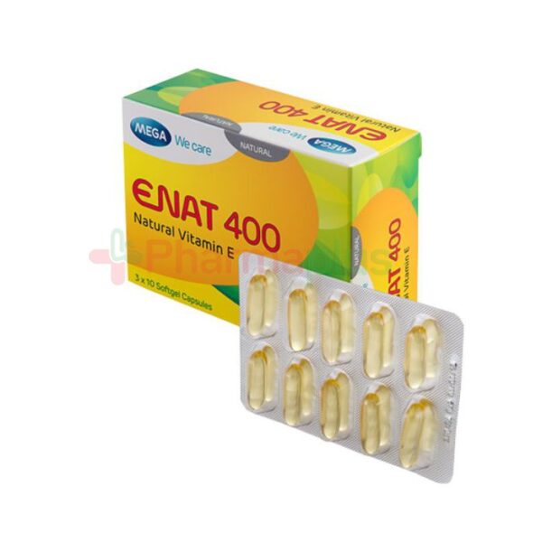 ENAT CAPS(VIT E ) 400MG 30`S