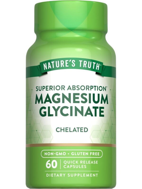 NATURES TRUTH MAGNESIUM GLYCINATE CAPS*60S