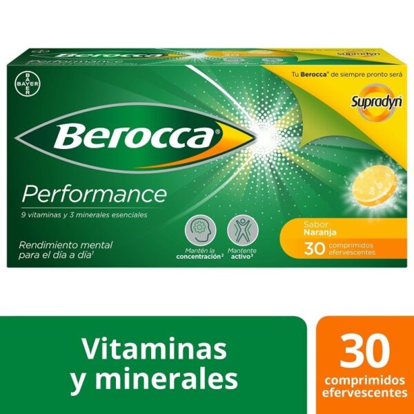BEROCCA PERFOMANCE ORANGE TABS* 30S