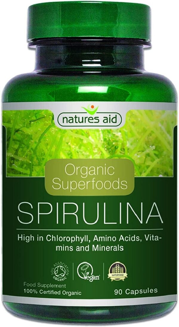 NATURES AID SPIRULINA 500MG 90S