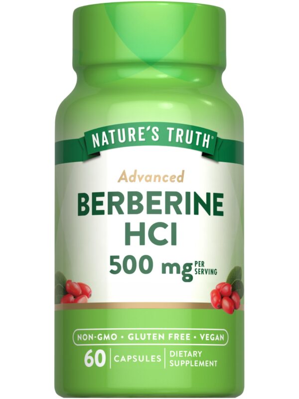 NATURES TRUTH BERBERINE HCL 500MG CAPS 60S