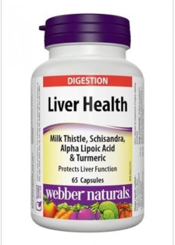 WEBBER NATURALS LIVER HEALTH CAPS 65S