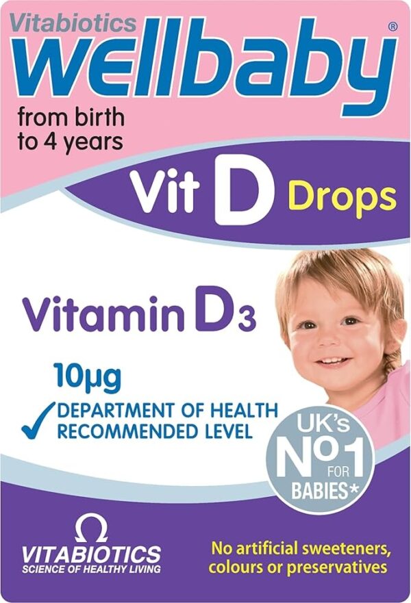 WELLBABY VITAMIN D DROPS 30ML