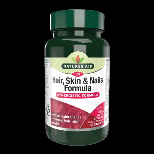 NATURES AID HAIR,SKIN& NAIL FORMULAR 90S